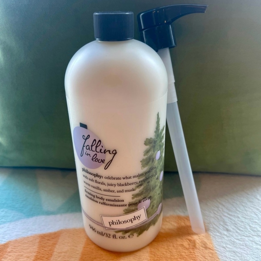 New 32 oz Philosophy Falling In Love Body Emulsion